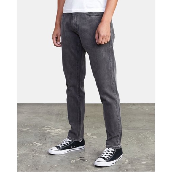 RVCA Daggers Denim Slim Straight Jeans - Picture 4 of 8